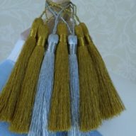 Metallic Tassles in Gold or Silver