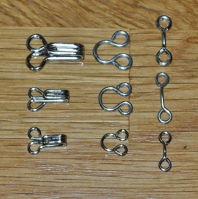 4 Hooks and Bars and Eyes Valorose Tutus and Textiles