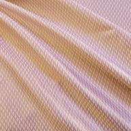 Metallic wave Geometric Brocade FJ35-Silver, Red, Gold
